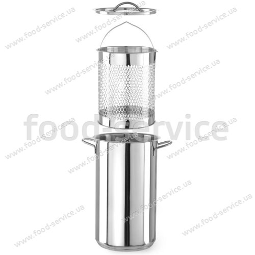 Каструля для спаржі Hendi 833100 XL - 5.5 L - ø160x(H)280 mm